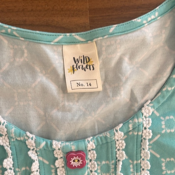 Wildflowers Sarah Mae ballet top shirt size 14 - Picture 4 of 7